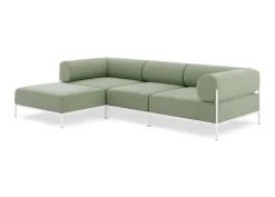 Seccional 3 Cuerpos con Chaise Longue a la Izquierda Noah