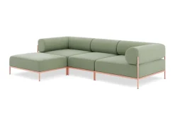 Seccional 3 Cuerpos con Chaise Longue a la Izquierda Noah