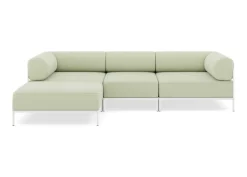 Seccional 3 Cuerpos con Chaise Longue a la Izquierda Noah