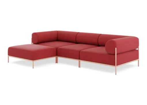 Seccional 3 Cuerpos con Chaise Longue a la Izquierda Noah