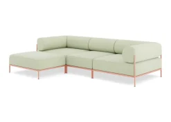 Seccional 3 Cuerpos con Chaise Longue a la Izquierda Noah