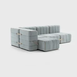 Seccional 2 Cuerpos con Chaise Longue a la Izquierda Curt