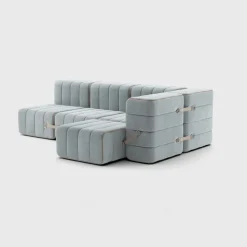 Seccional 2 Cuerpos con Chaise Longue a la Derecha Curt