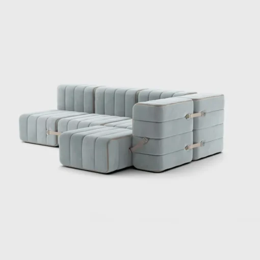 Seccional 2 Cuerpos con Chaise Longue a la Derecha Curt