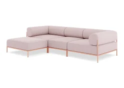 Seccional 3 Cuerpos con Chaise Longue a la Izquierda Noah