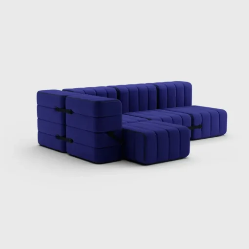 Seccional 2 Cuerpos con Chaise Longue a la Izquierda Curt