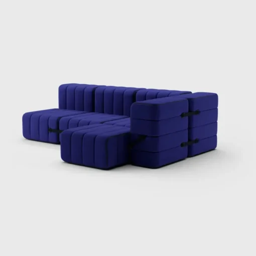 Seccional 2 Cuerpos con Chaise Longue a la Derecha Curt