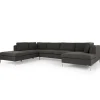 Seccional con Chaise Longue a la Izquierda Monterosso – Gris Marengo