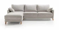 Seccional con Chaise Longue a la Izquierda Litchy – Blanco