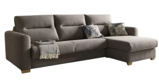 Seccional con Chaise Longue a la Derecha Faro – Gris