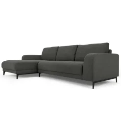 Seccional con Chaise Longue a la Izquierda Luciano – Gris Hudson