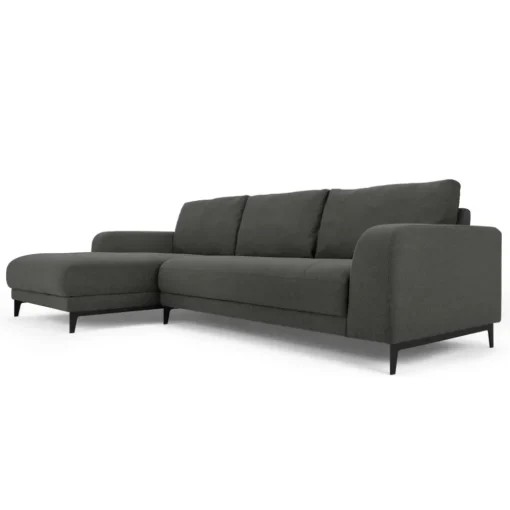 Seccional con Chaise Longue a la Izquierda Luciano – Gris Hudson
