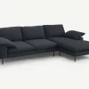 Seccional con Chaise Longue a la Derecha Fallyn – Carbono Nobuk
