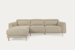 Seccional con Chaise Longue a la Izquierda Singa – Beige
