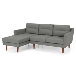 Seccional con Chaise Longue a la Izquierda Walker – Gris