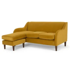 Seccional con Chaise Longue a la Derecha Helena – Cúrcuma