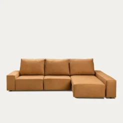 Seccional con Chaise Longue a la Derecha Loft – Camel