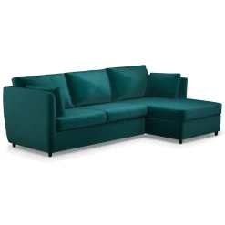 Seccional con Chaise Longue a la Derecha Milner – Azul Cerceta