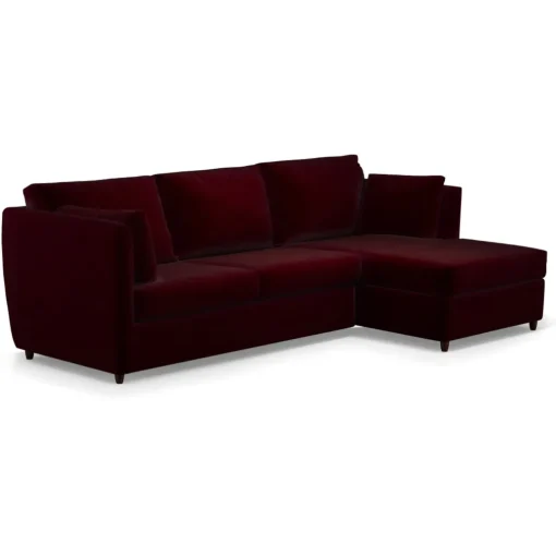 Seccional con Chaise Longue a la Derecha Milner – Borgoña