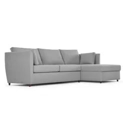 Seccional con Chaise Longue a la Derecha Milner – Gris Granito