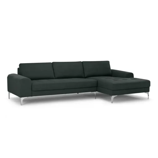 Seccional con Chaise Longue a la Derecha Vittorio – Gris Antracita