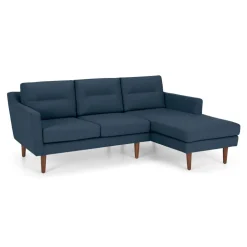 Seccional con Chaise Longue a la Derecha Walker – Azul