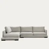 Seccional con Chaise Longue a la Izquierda Crate – Perla