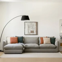 Seccional con Chaise Longue a la Izquierda Cuzco – Gris