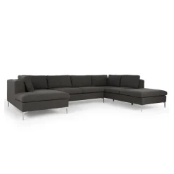 Seccional con Chaise Longue a la Derecha Monterosso – Gris Marengo