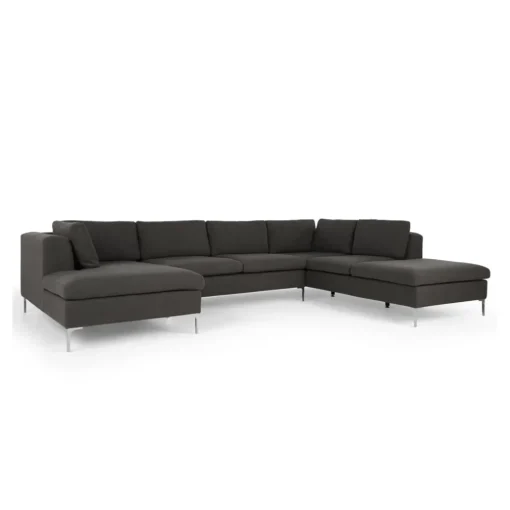 Seccional con Chaise Longue a la Derecha Monterosso – Gris Marengo