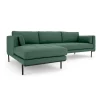 Seccional con Chaise Longue a la Izquierda Harlow – Verde