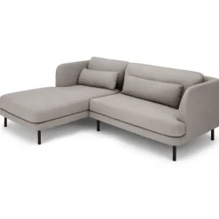 Seccional con Chaise Longue a la Izquierda Herman – Gris Manhattan