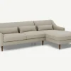 Seccional con Chaise Longue a la Izquierda Herton – Beige Cebada