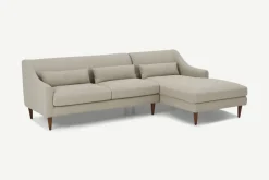 Seccional con Chaise Longue a la Izquierda Herton – Beige Cebada