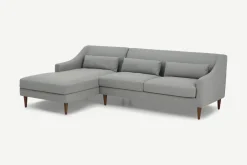 Seccional con Chaise Longue a la Izquierda Herton – Gris Montaña