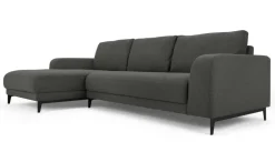 Seccional con Chaise Longue a la Izquierda Luciano – Gris Hudson