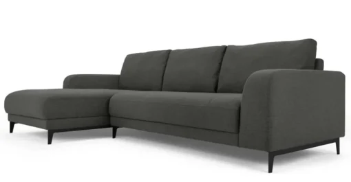 Seccional con Chaise Longue a la Izquierda Luciano – Gris Hudson