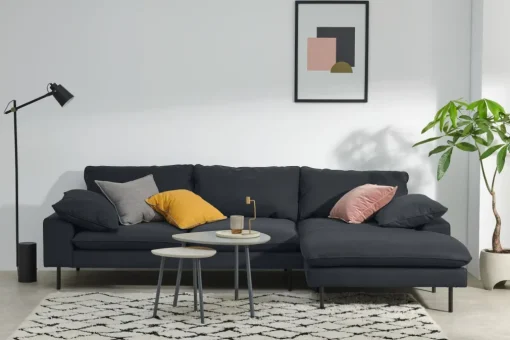 Seccional con Chaise Longue a la Derecha Fallyn – Carbono Nobuk