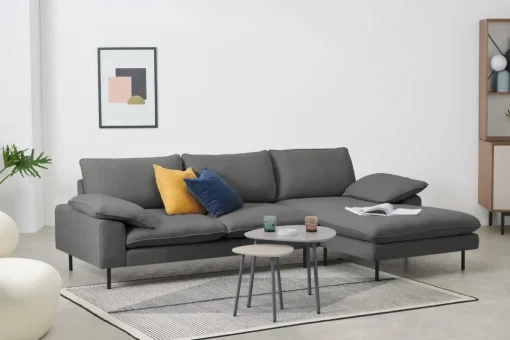 Seccional con Chaise Longue a la Derecha Fallyn – Pizarra Apedreada