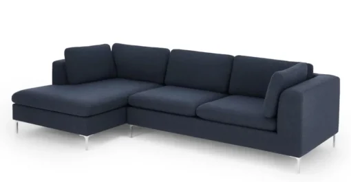 Seccional con Chaise Longue a la Izquierda Monterosso – Azul Tormenta