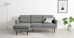Seccional con Chaise Longue a la Izquierda Walker – Gris