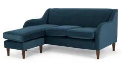 Seccional con Chaise Longue a la Derecha Helena – Azul Cerceta