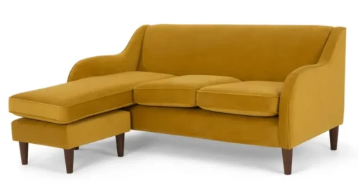 Seccional con Chaise Longue a la Derecha Helena – Cúrcuma