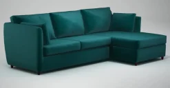 Seccional con Chaise Longue a la Derecha Milner – Azul Cerceta