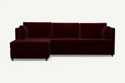 Seccional con Chaise Longue a la Derecha Milner – Borgoña