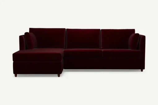 Seccional con Chaise Longue a la Derecha Milner – Borgoña
