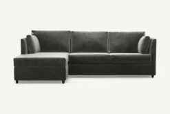 Seccional con Chaise Longue a la Derecha Milner – Gris Acero