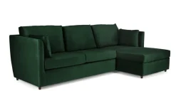 Seccional con Chaise Longue a la Derecha Milner – Verde Botella