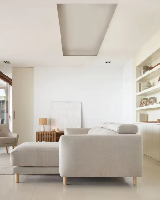 Seccional con Chaise Longue a la Derecha Singa – Beige