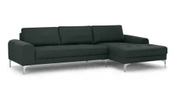 Seccional con Chaise Longue a la Derecha Vittorio – Gris Antracita